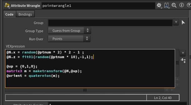 Wrangle Node Examples